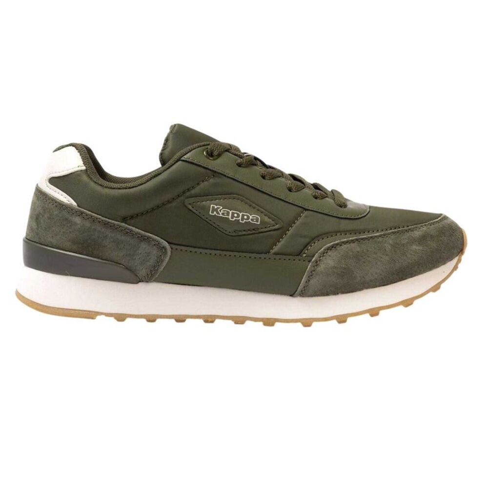 Kappa Mens Suede Flat Sneakers / Army Green